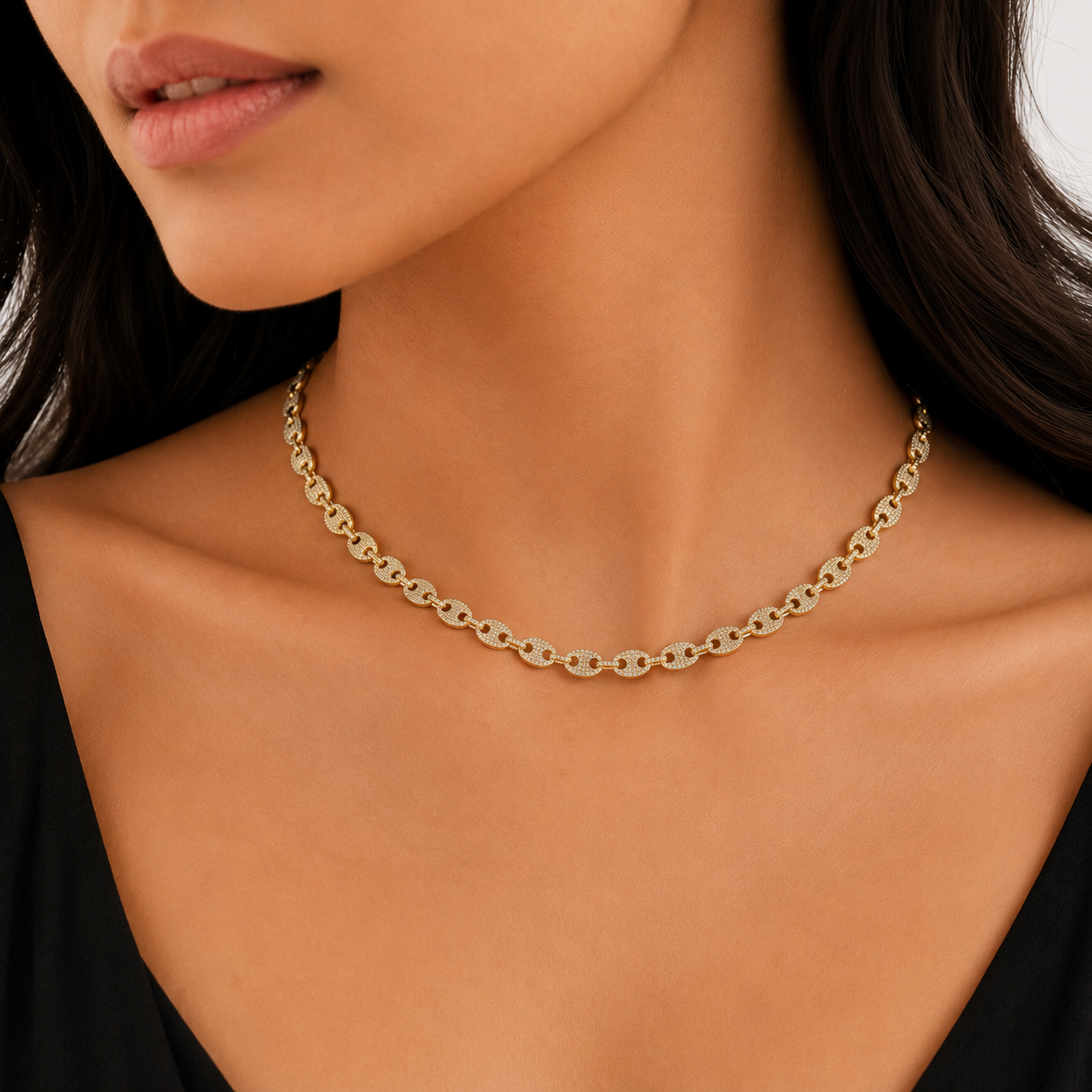 Studded Orbit Necklace