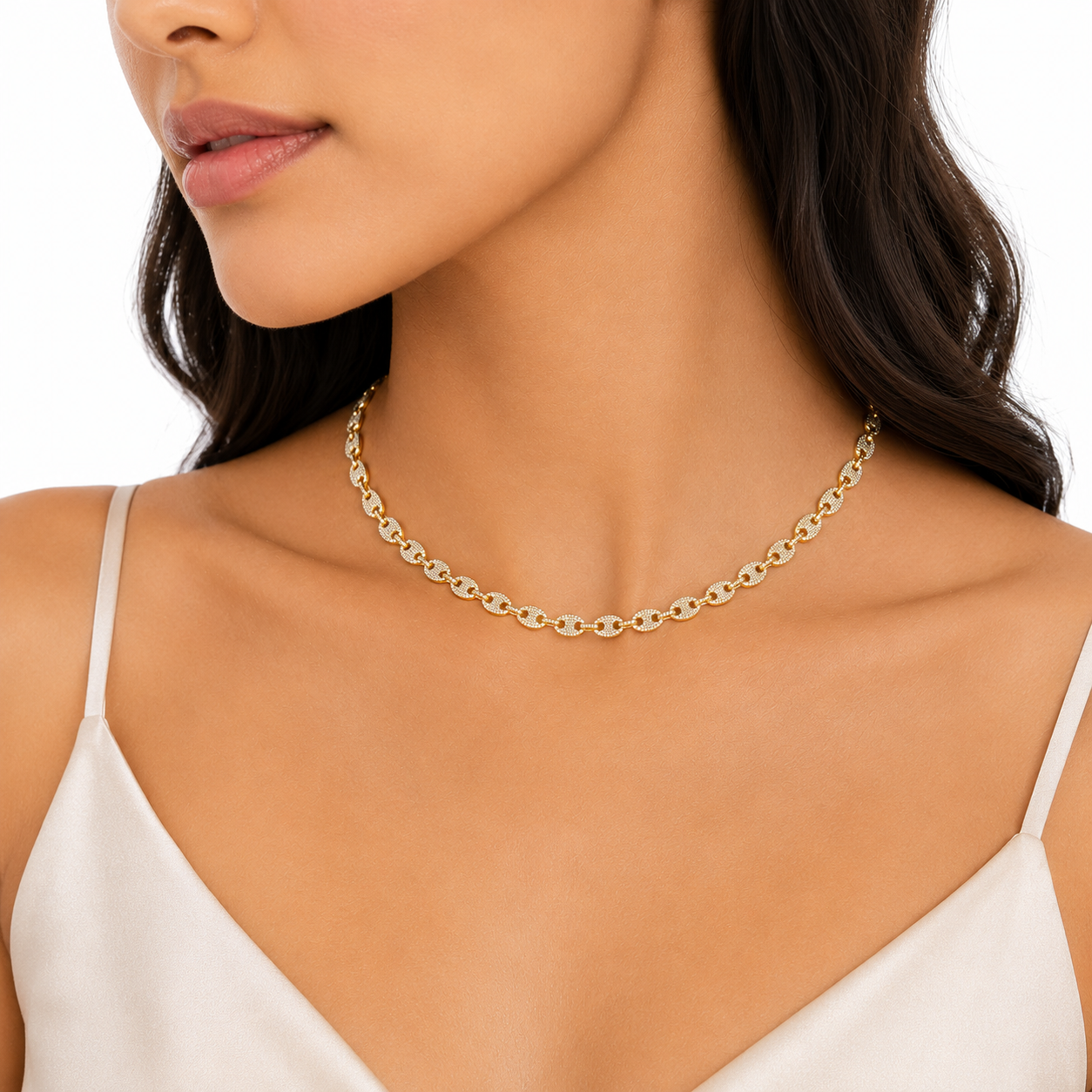 Studded Orbit Necklace