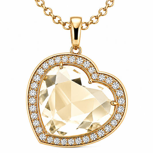 Honey Luxe Heart Locket