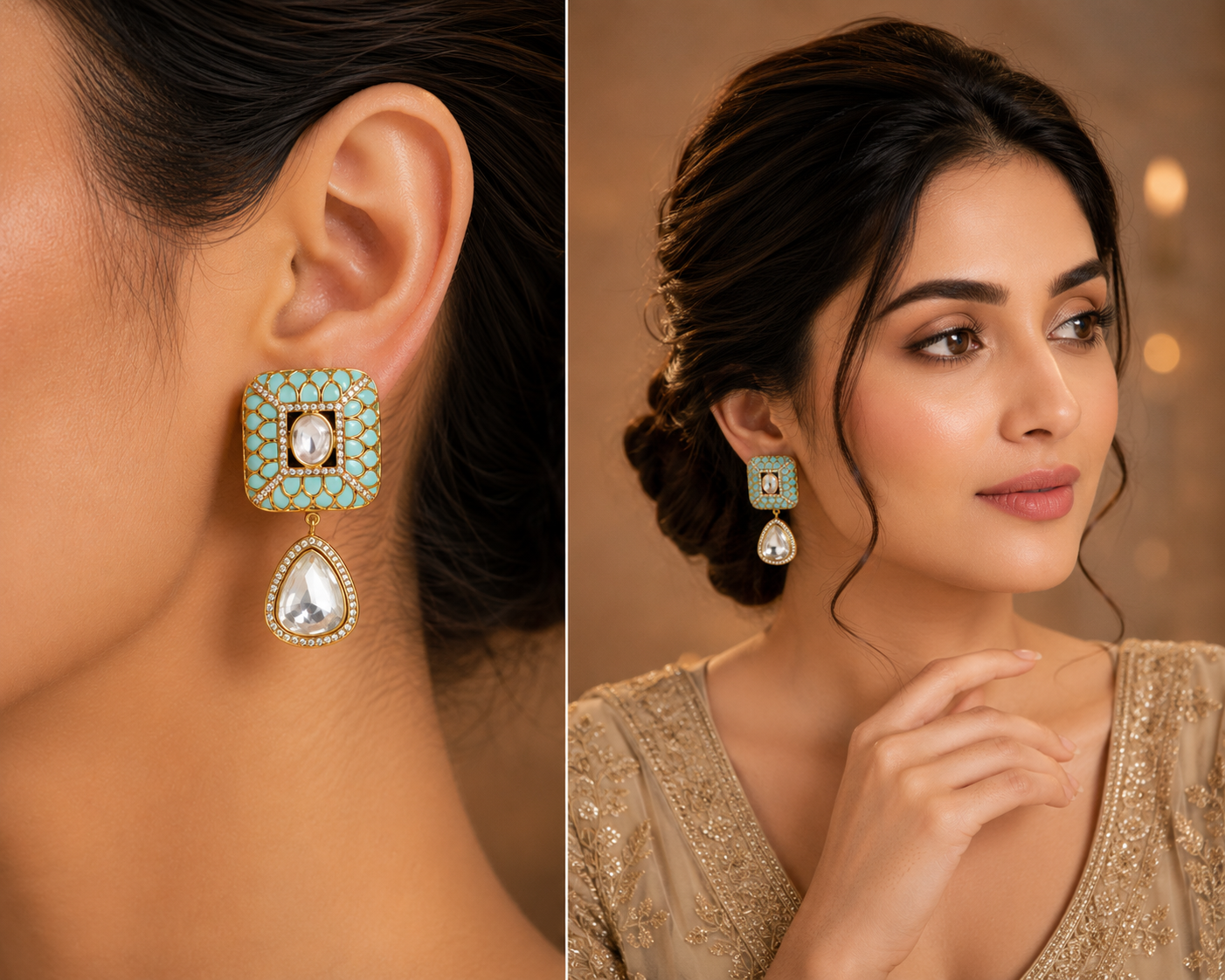 Royal Amer Kundan Earrings
