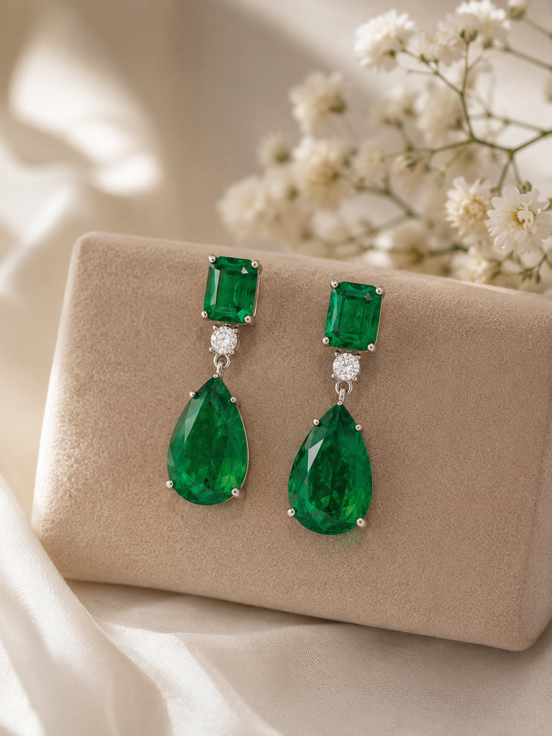 Emerald Green Small Doublet