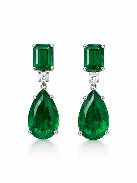 Emerald Green Small Doublet
