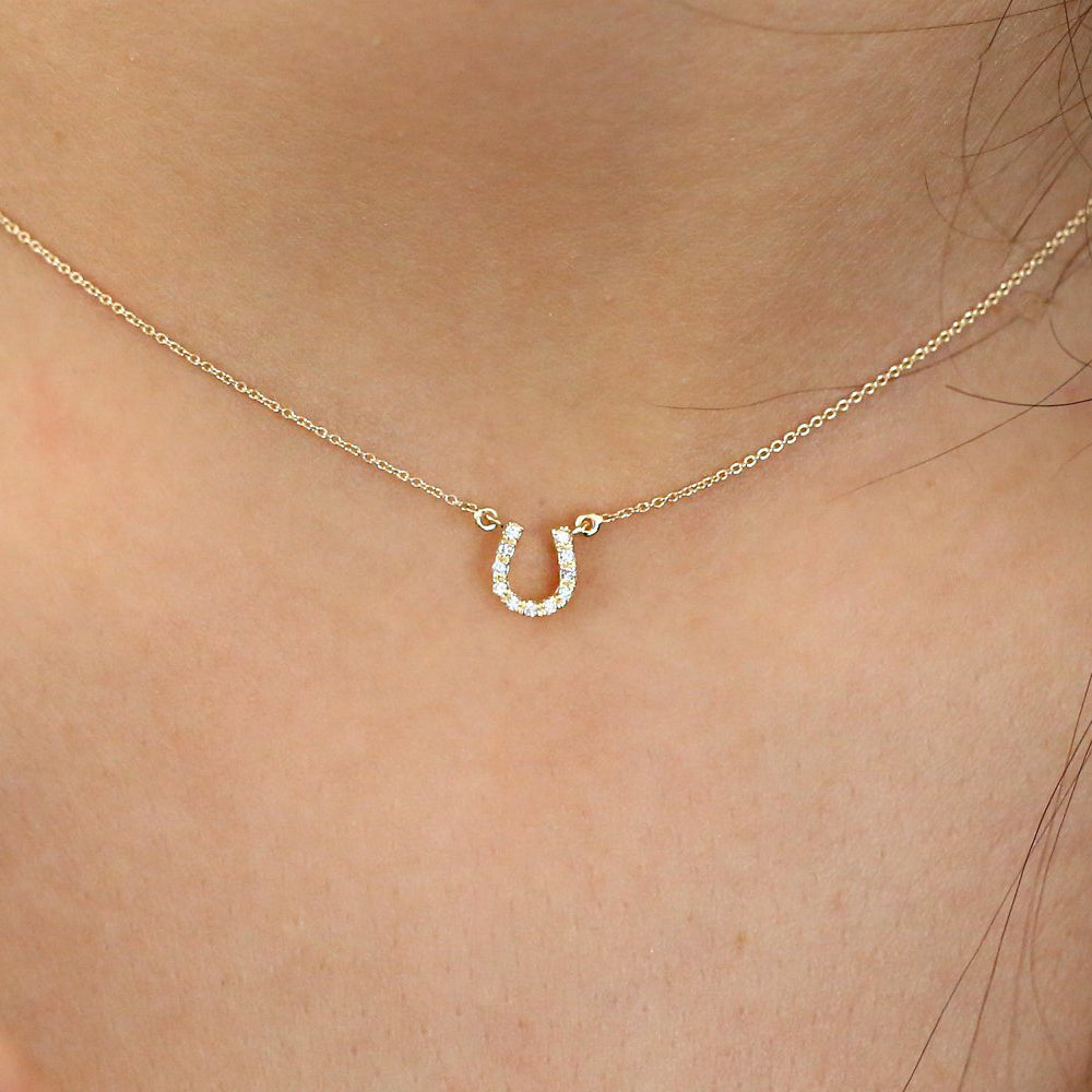 Delicate Horseshoe Necklace