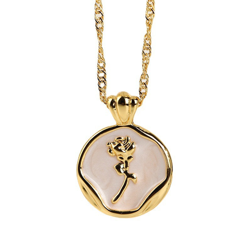 "Elegant gold neckpiece for women’s daily wear, offering classic charm."