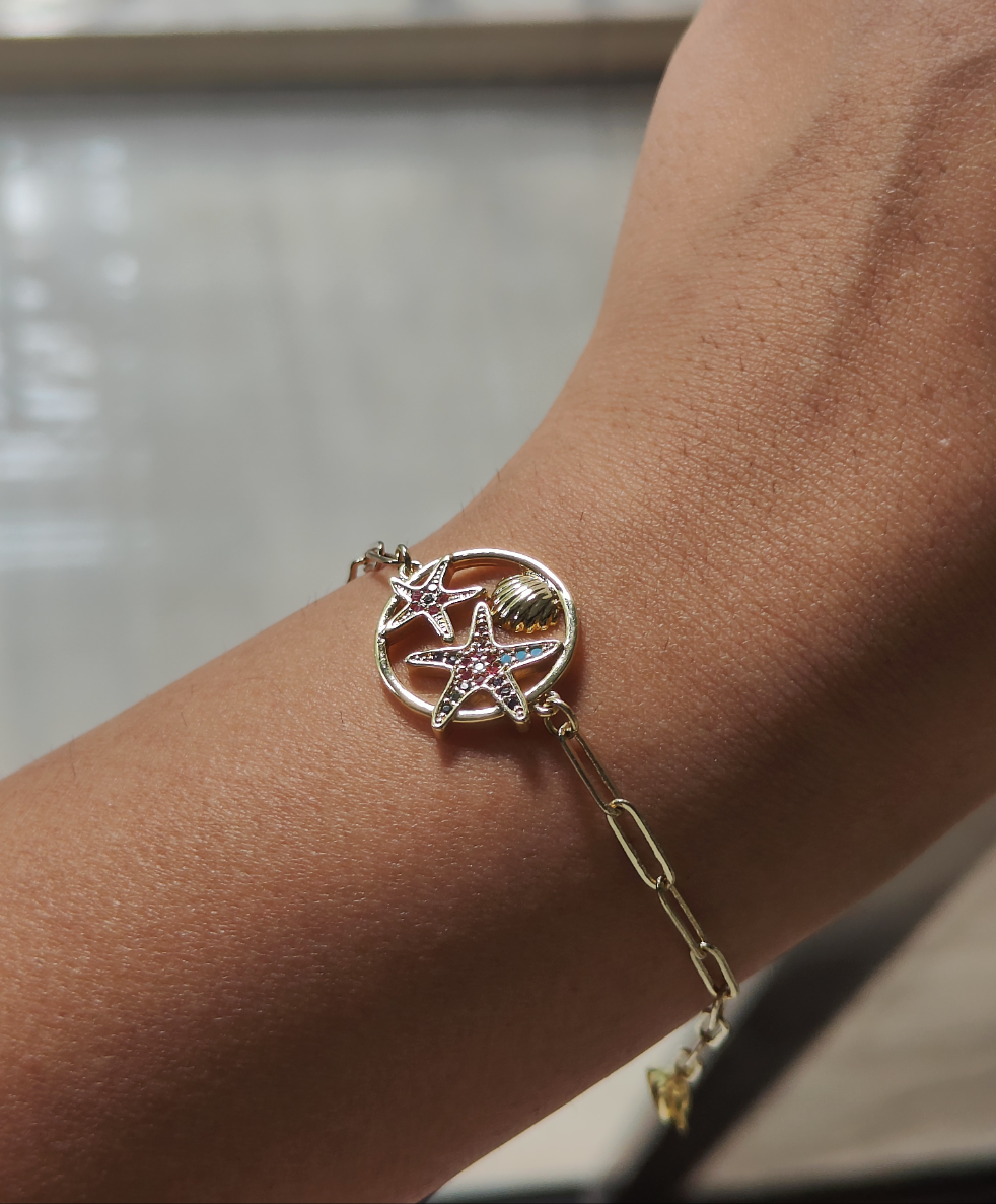 Starfish Link Bracelet