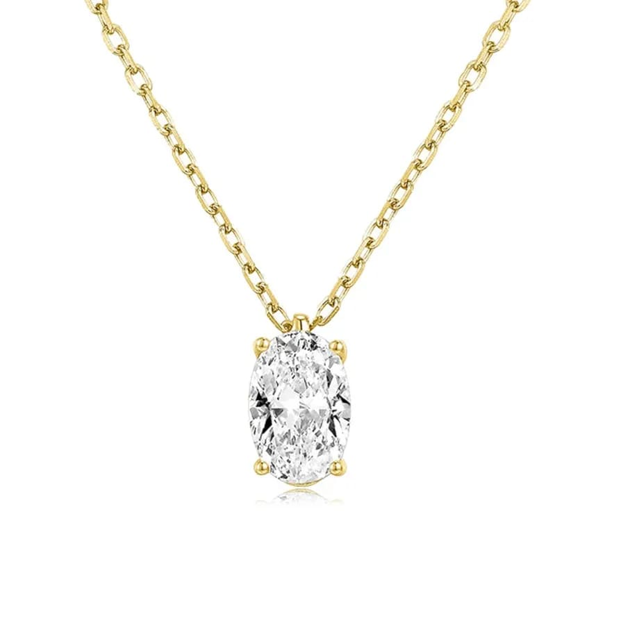 Grace Oval Diamond Necklace