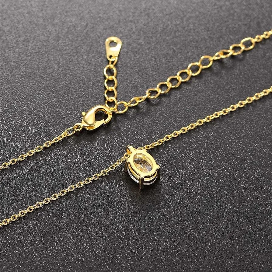Grace Oval Diamond Necklace
