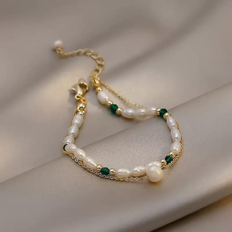 Serene Pearl Duo Bracelet