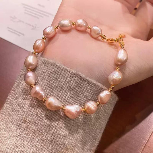 Rosé Glow Pearl Bracelet