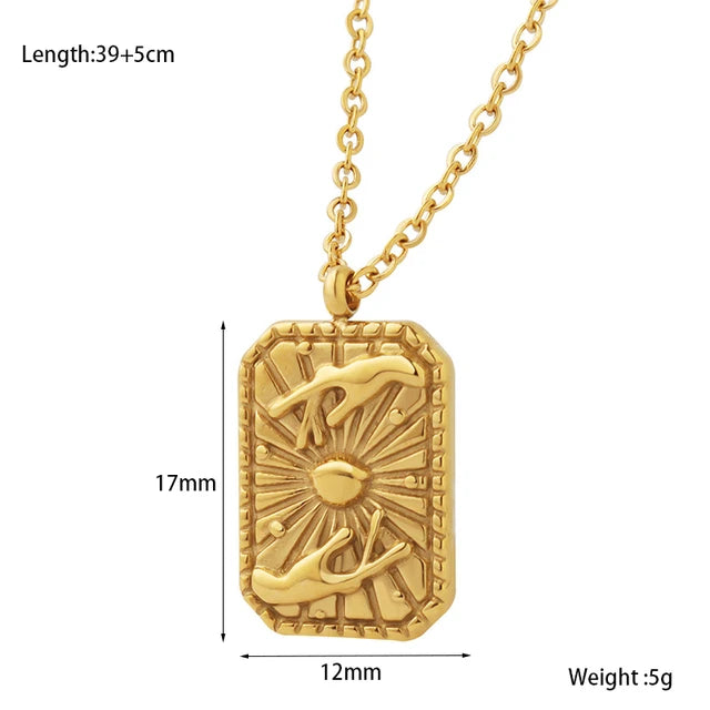Gold Enlighten Necklace