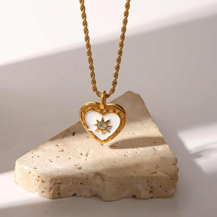 Heart Shaped Radiance Necklace