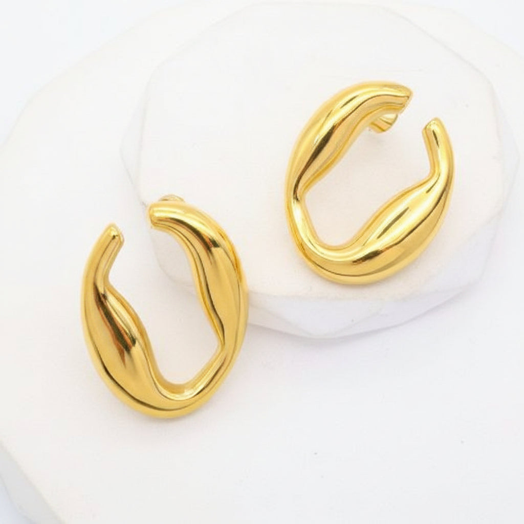 Sculpt Hoop Earrings