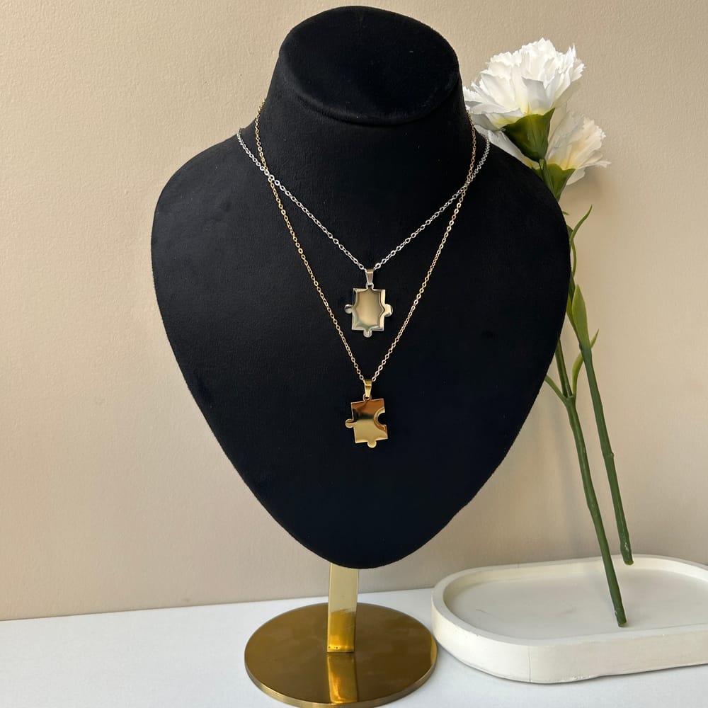 Inseparable Puzzle Necklace