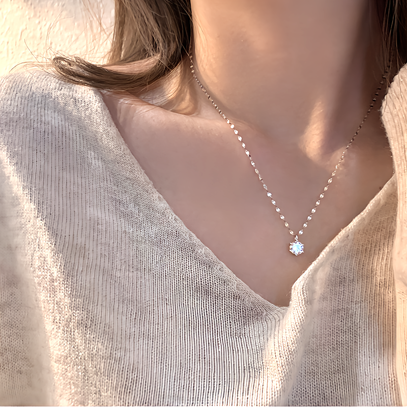 Bezel Set 1/2 Carat Diamond Necklace, 14k White Gold. Classically Elegant |  SuperJeweler.com