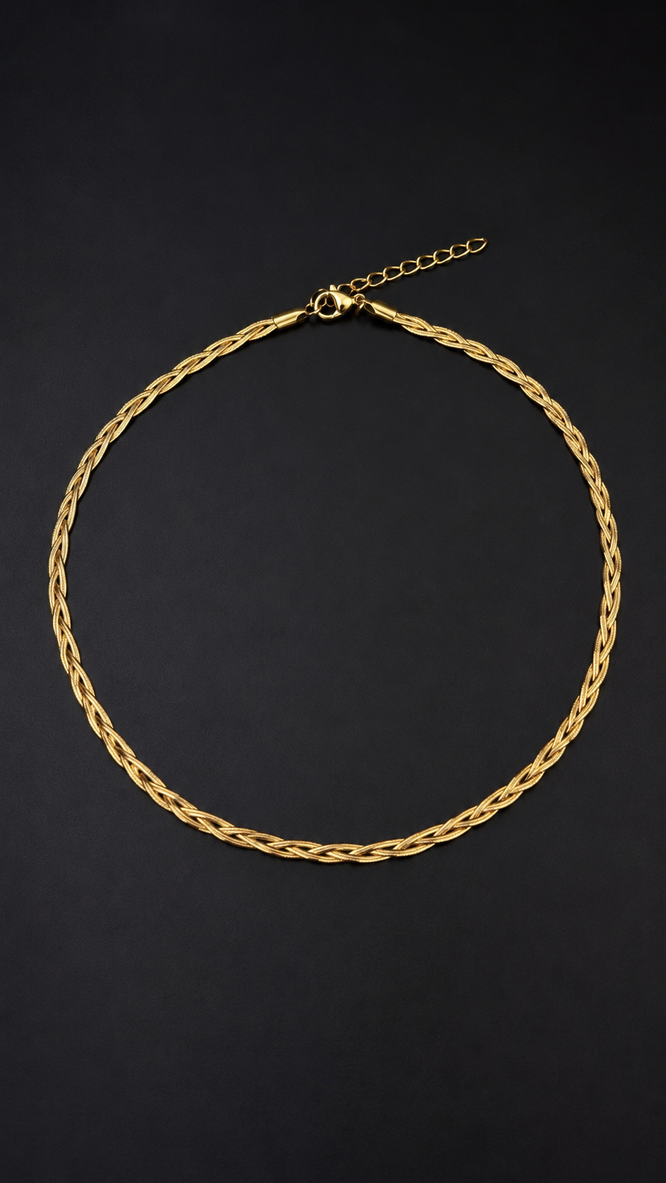 Trinity Herringbone Necklace