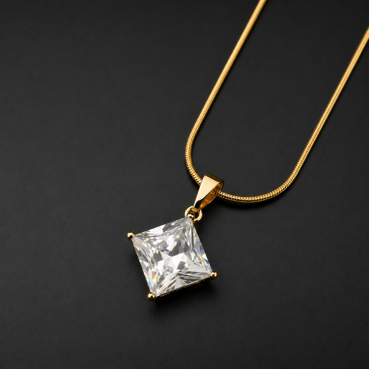 Stellar Solitaire Necklace