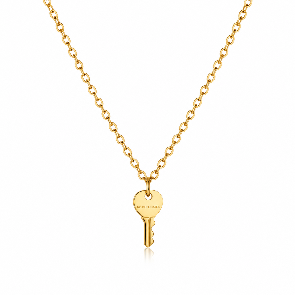 One & Only Key Necklace (Titanium Steel)