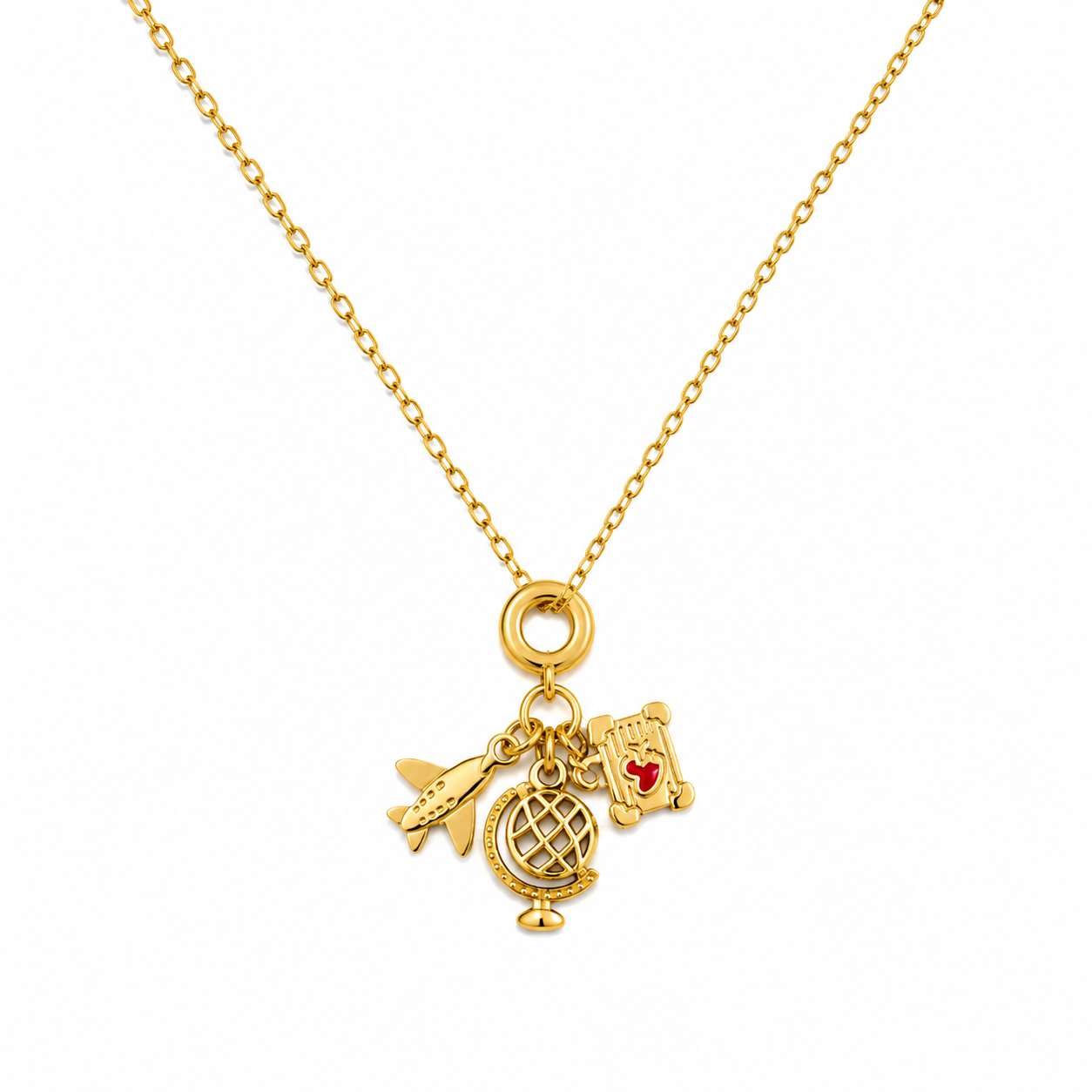Voyager Dreams Charm Necklace  (Titanium Steel)