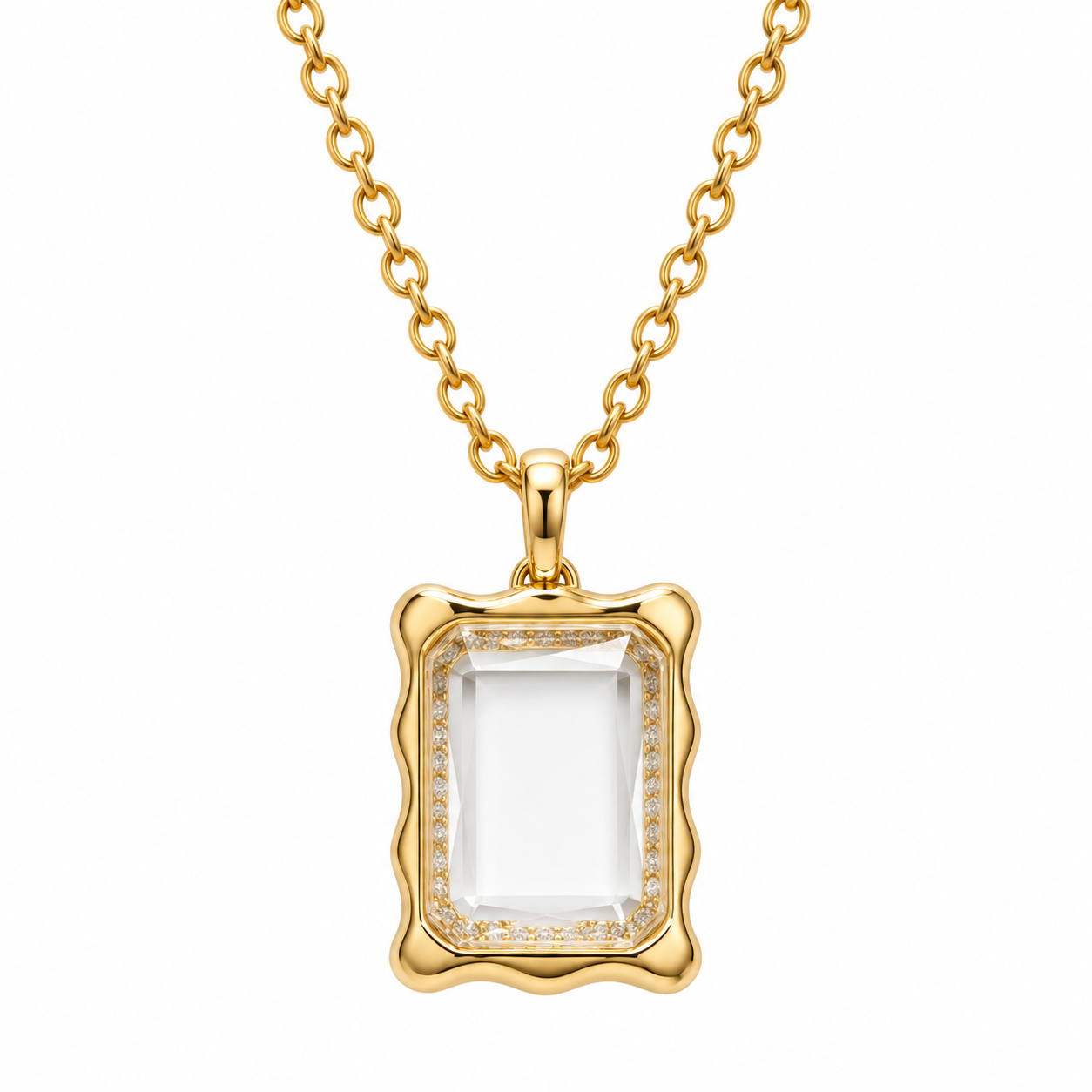 Melted Frame Locket