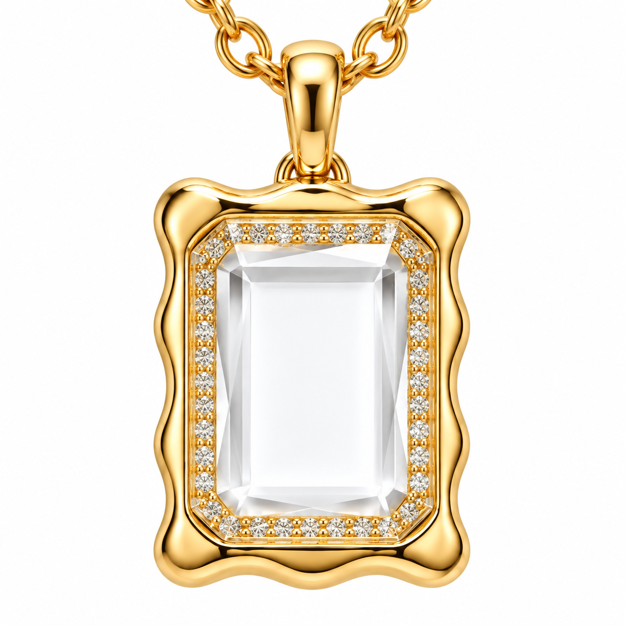 Melted Frame Locket
