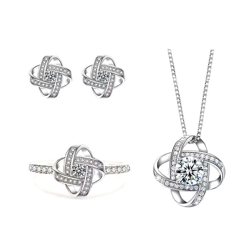 Eternal Knot Necklace Set