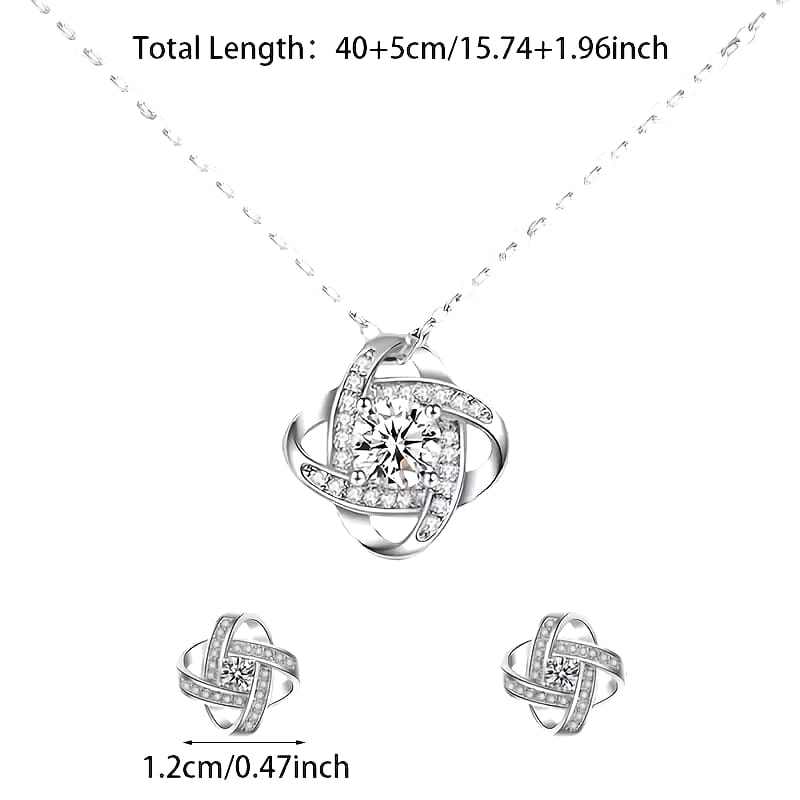 Eternal Knot Necklace Set