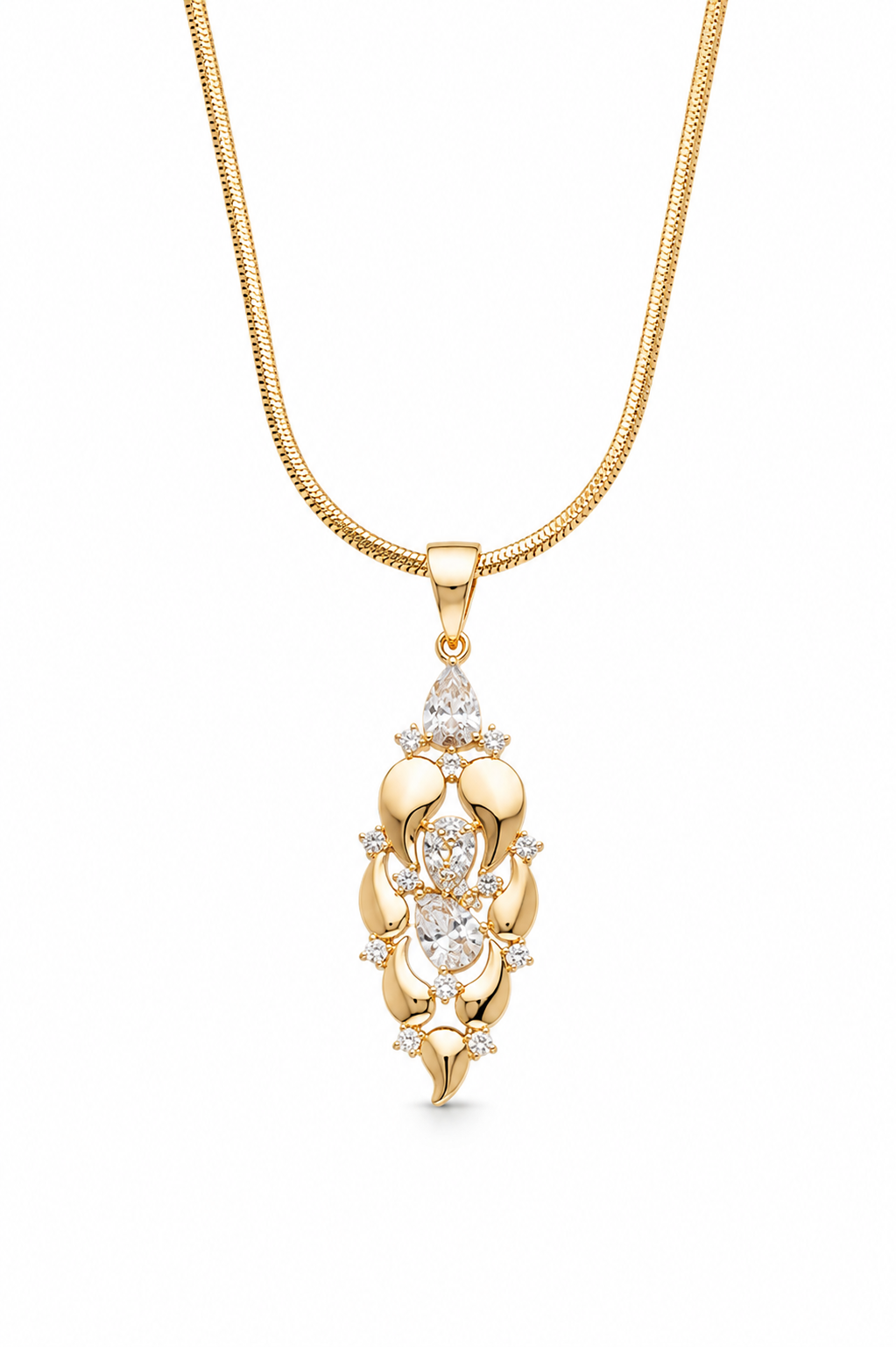Celestia Leaf Necklace Set