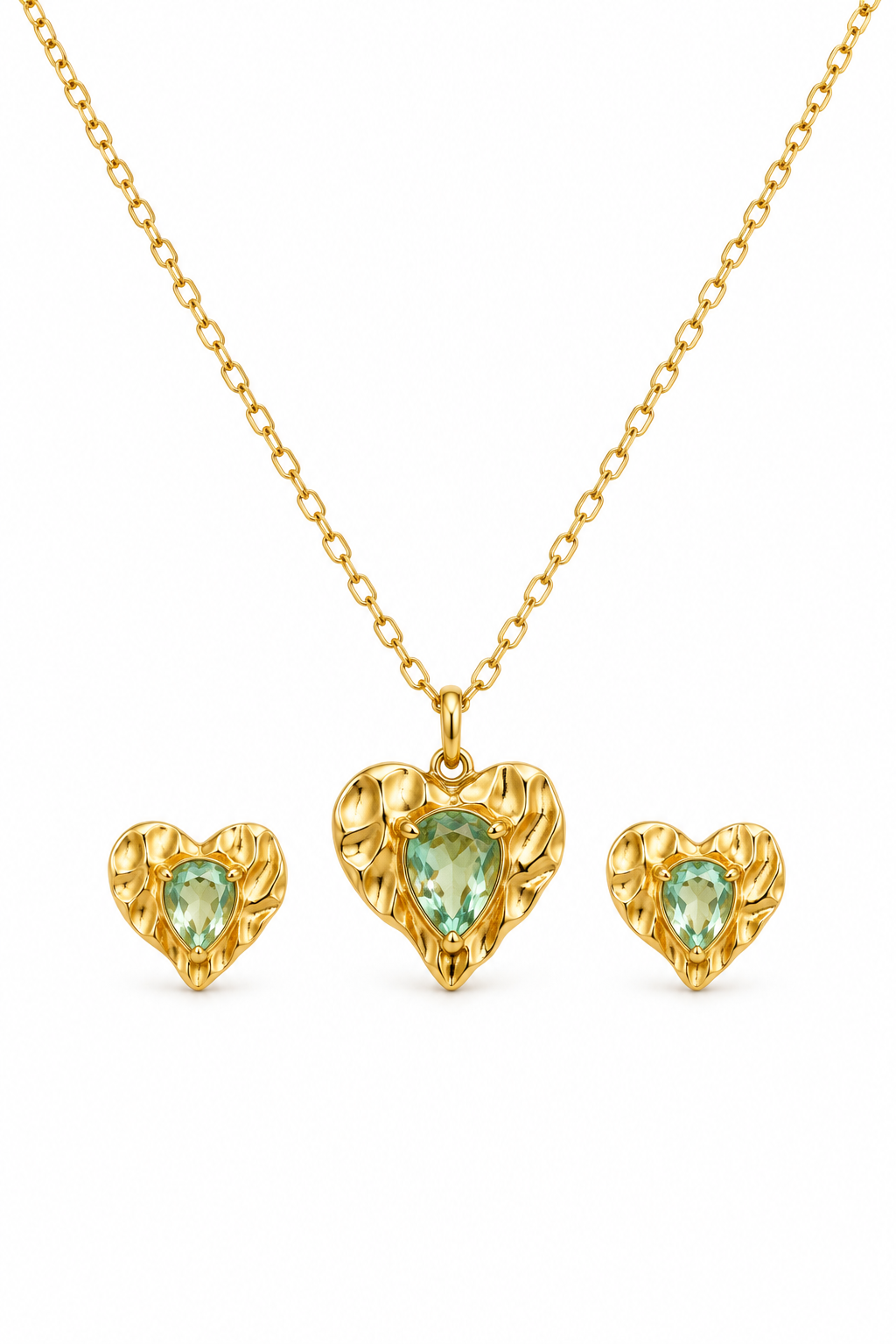 Sea Whisper Necklace Set (Titanium Steel)
