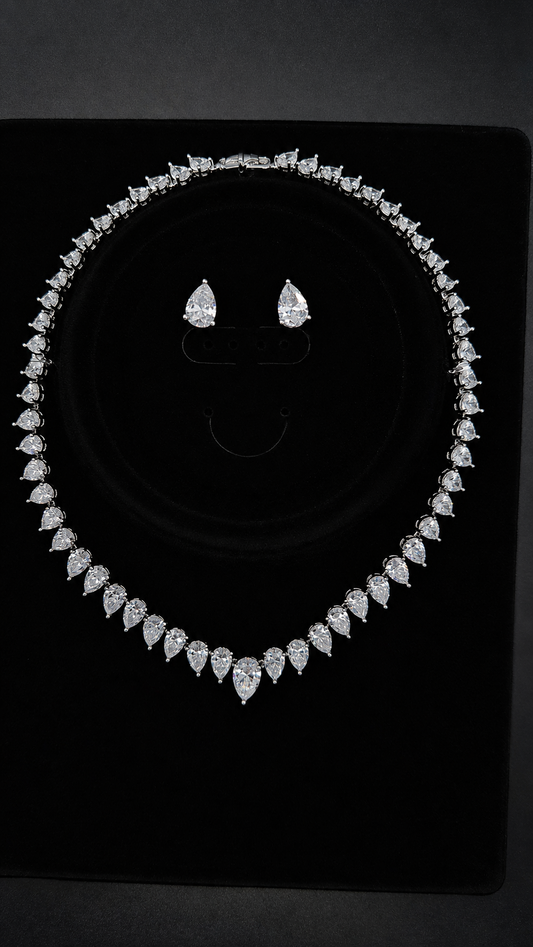 Starlit Cascade Necklace Set