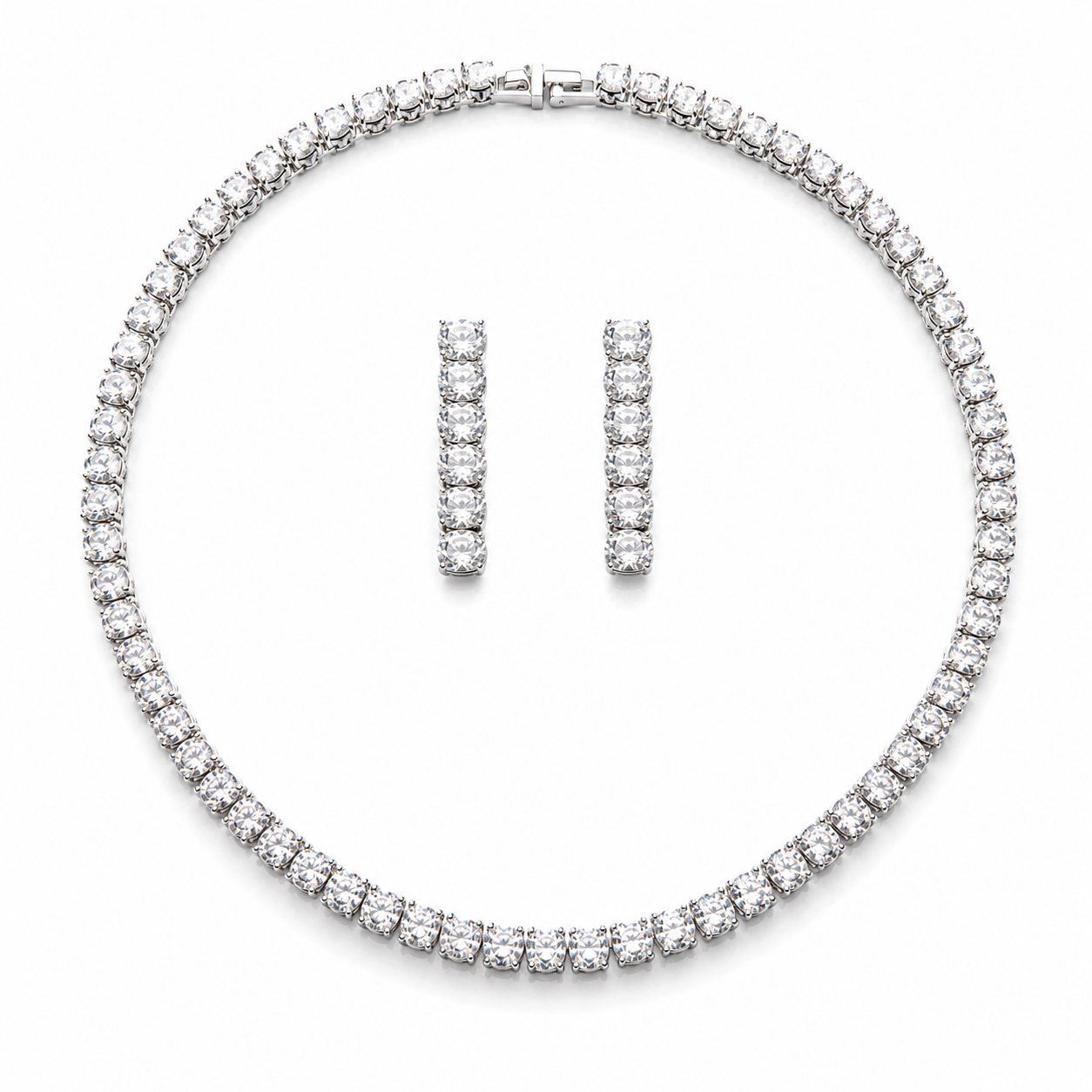 Royale Tennis Necklace Set