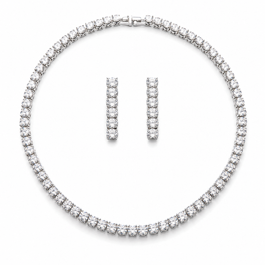 Royale Tennis Necklace Set