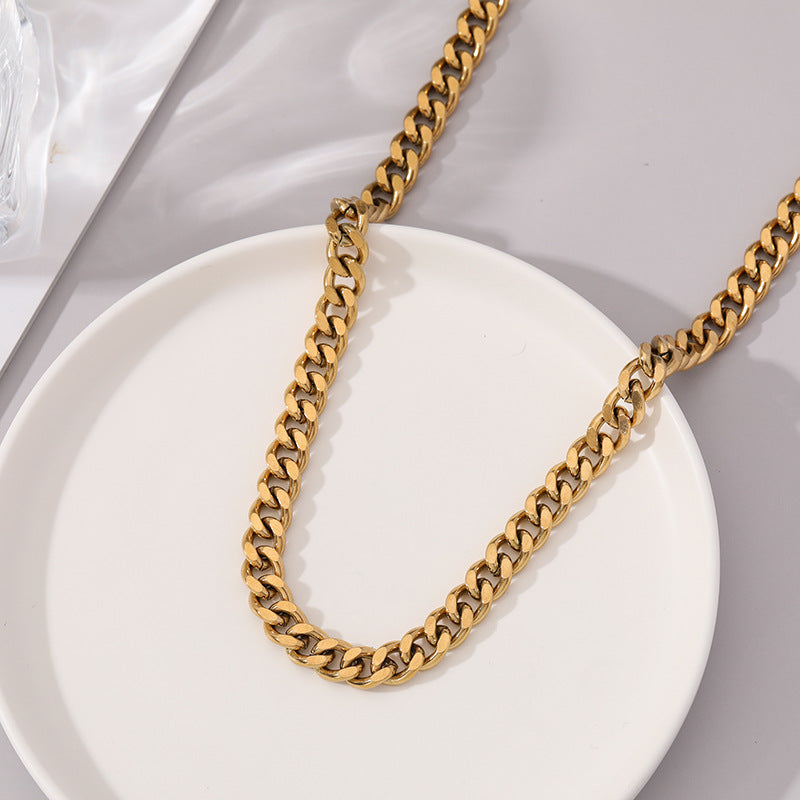Chunky Link Necklace + Bracelet Set