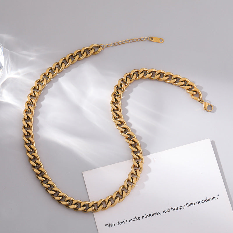 Chunky Link Necklace + Bracelet Set