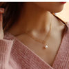 Golden Layers Pearl Necklace