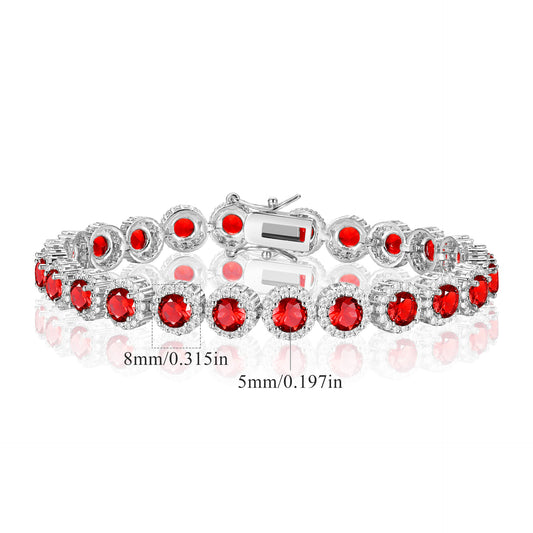 RUBY IMPERIA HALO BRACELET