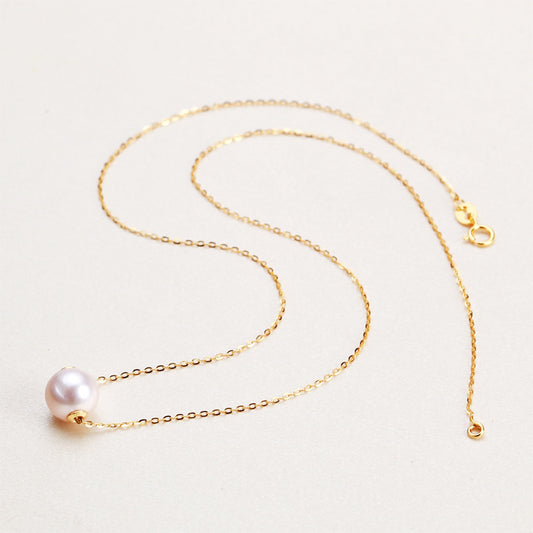 Elegant Sieved Pearl Necklace featuring delicately crafted pearls.