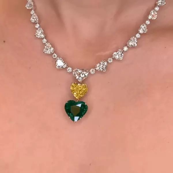 "Elegance in every curve, brilliance in every diamond."

"A delicate heart, a diamond's brilliance, and titanium’s strength."