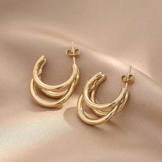 Triple Hoop Earrings