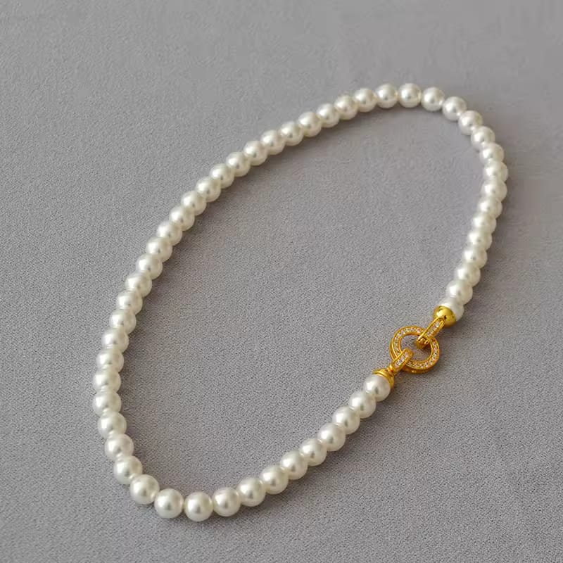 Eternal Dew Necklace (Fresh Water Pearls)