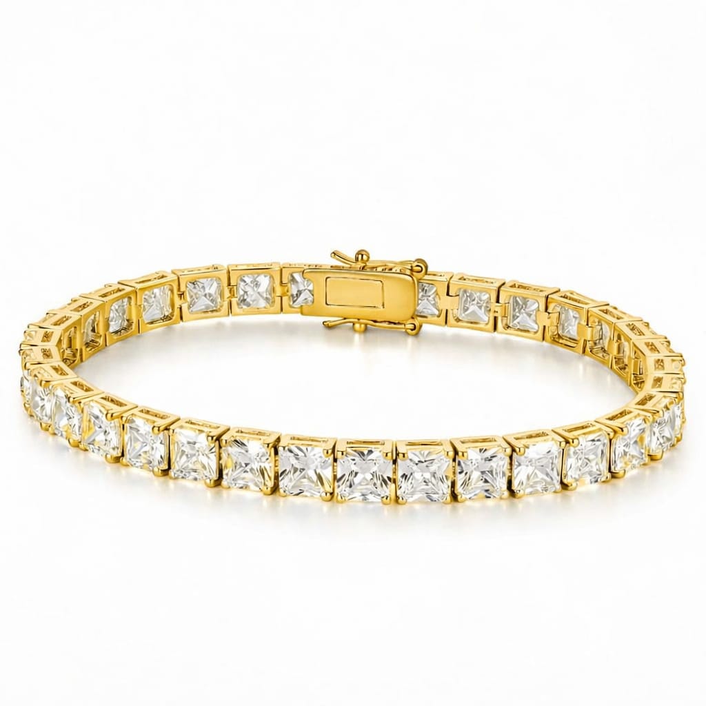 Luxury Princess Cut Tennis Bracelet