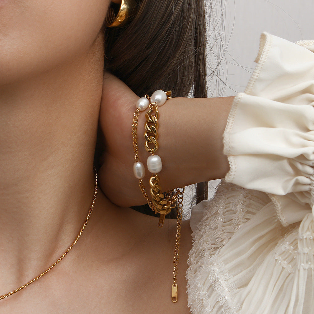 Secure clasp ensures a comfortable and adjustable fit for most wrist sizes.