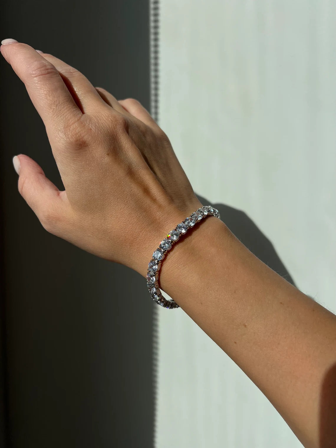 3MM SWAROVSKI TENNIS BRACELET.