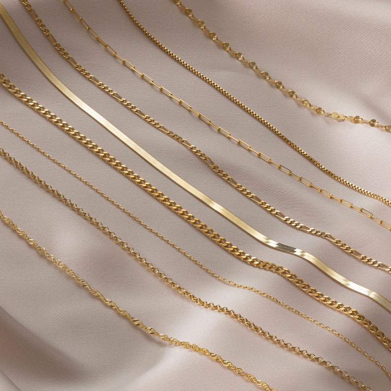 Golden Glimmer Chains