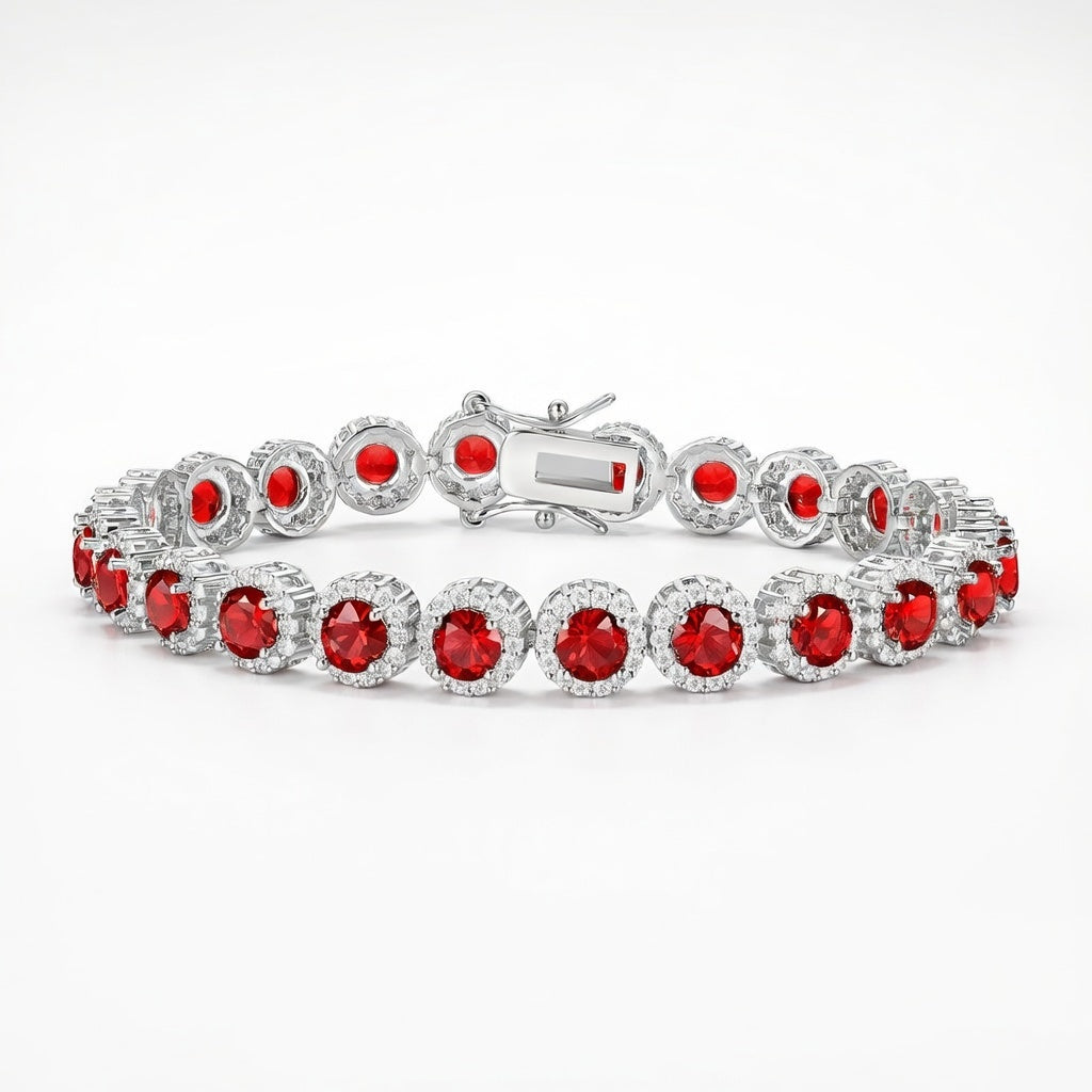 RUBY IMPERIA HALO BRACELET