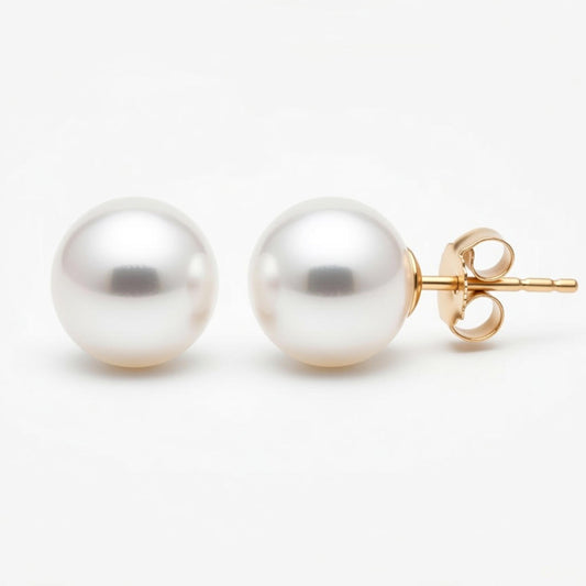 Southern Sea Pearl Earrings (925 Silver).