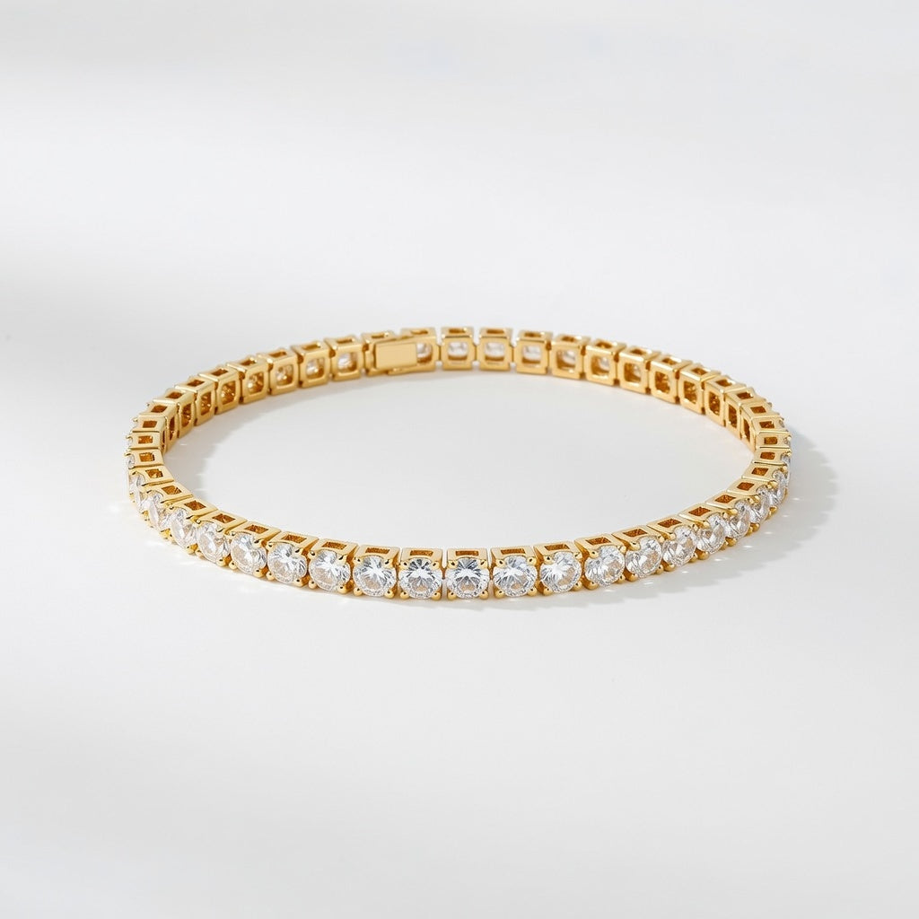 4MM SWAROVSKI TENNIS BRACELET.