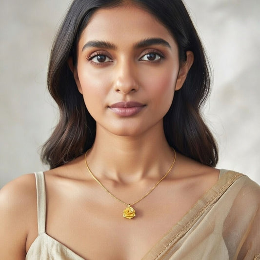 Golden Rose Necklace