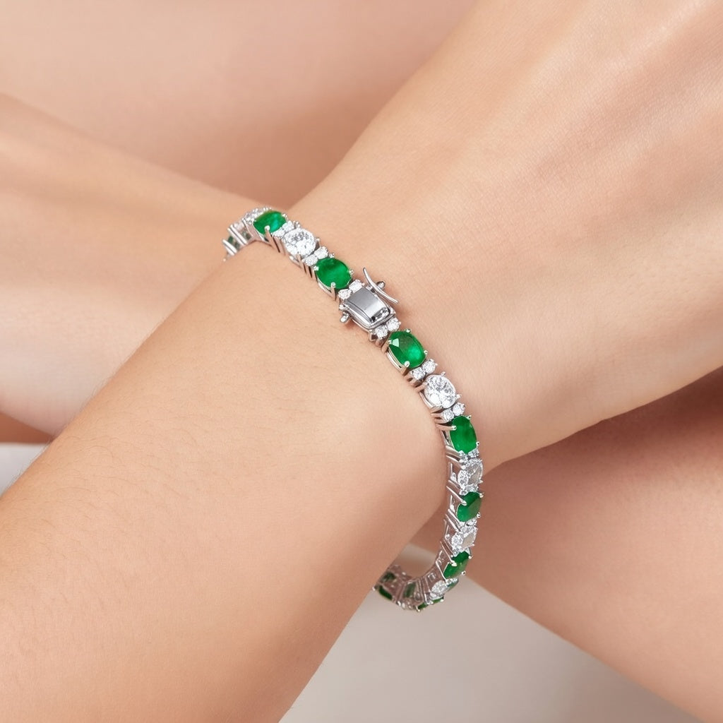 Celeste Emerald Brilliance Bracelet