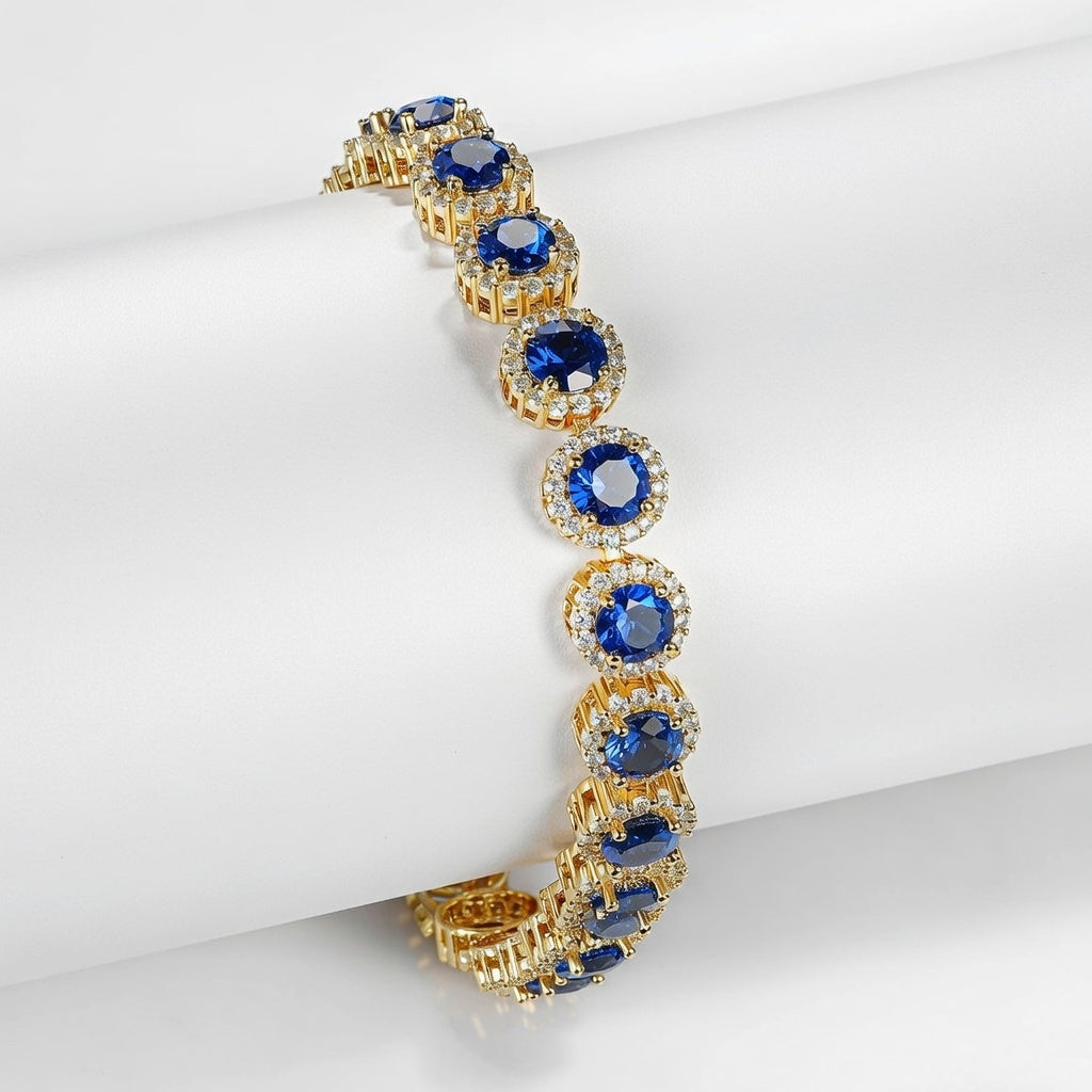 SAPPHIRE IMPERIA HALO BRACELET