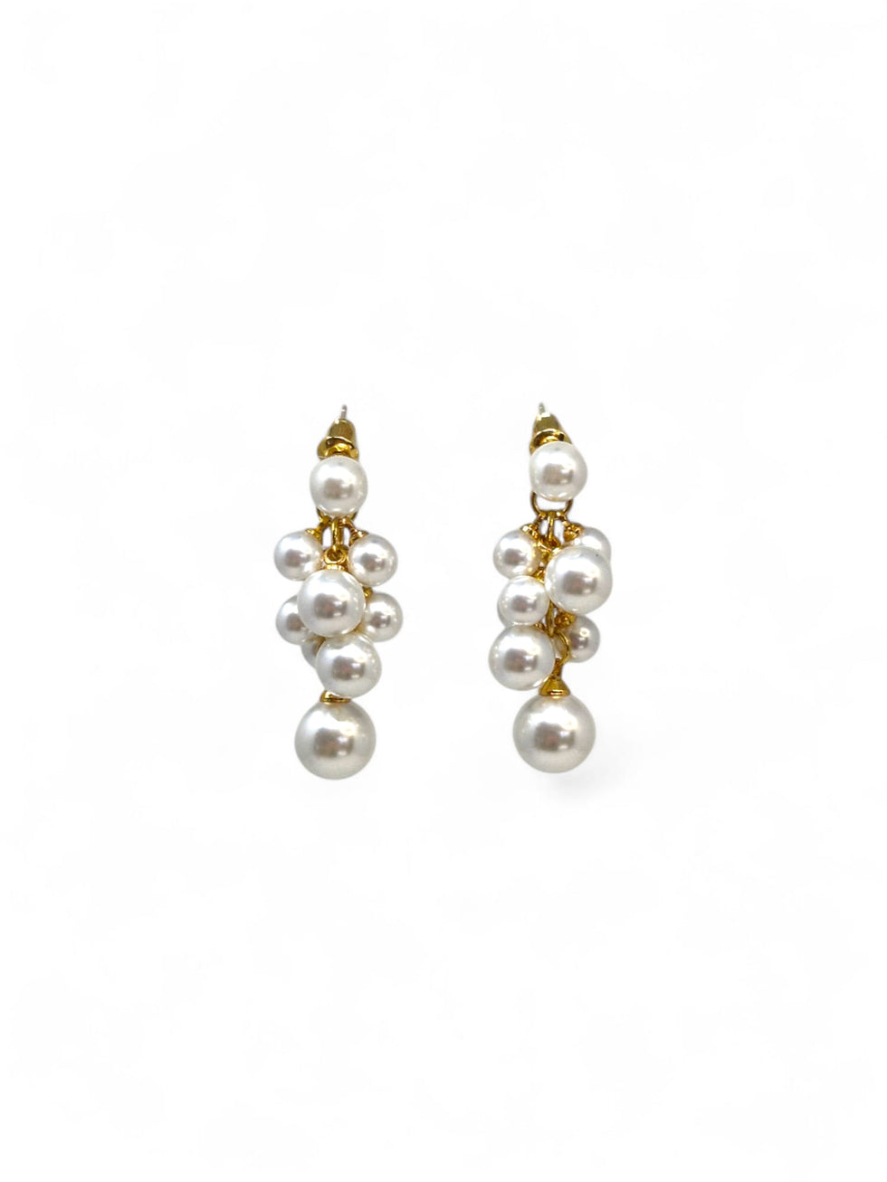 Berry Bunch Pearl Earrings